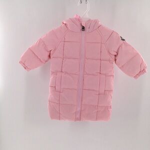 Girls size 12 month pink Hooded puffer jacket
